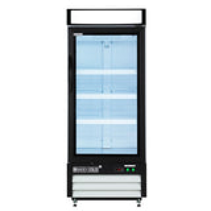 Maxx Cold Single Glass Door Merchandiser Refrigerator MXM112RHC
