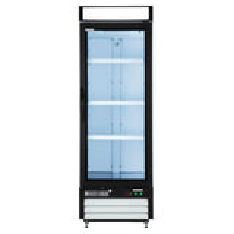 Maxx Cold Single Glass Door Merchandiser Refrigerator, Free Standing, 16 cu. ft. MXM116RHC