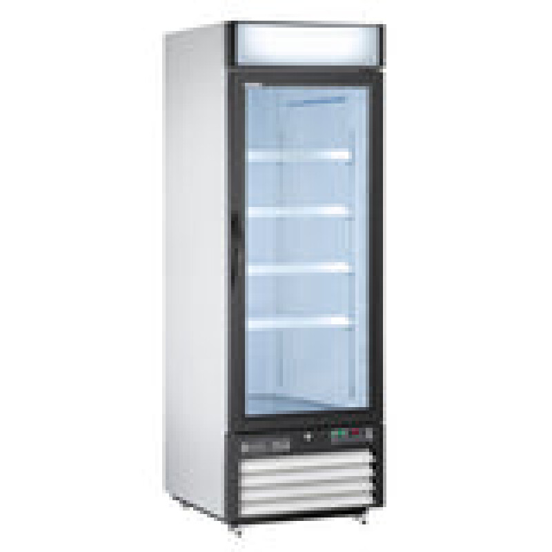 Maxx Cold 27" Glass Door Merchandiser Freezer, Free Standing, 23 Cu. Ft. MXM123FHC