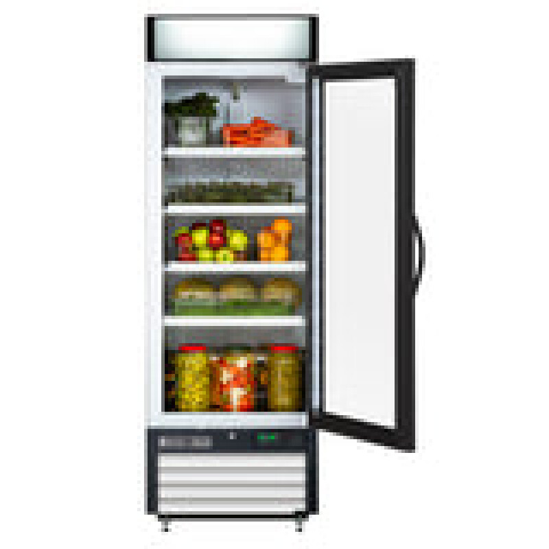 Maxx Cold Single Glass Door Merchandiser Cooler Refrigerator MXM123RHC