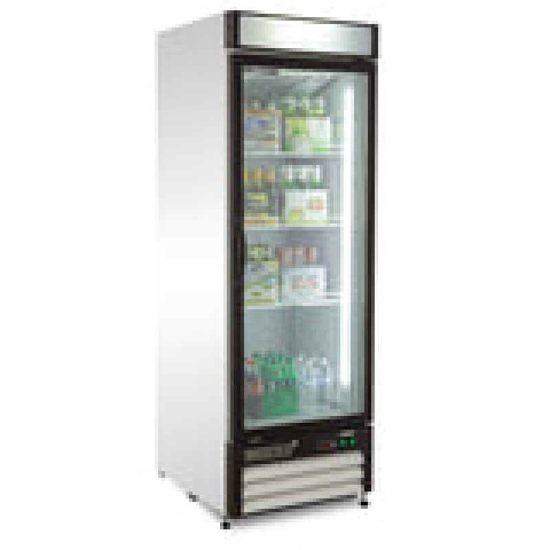 Maxx Cold Single Glass Door Merchandiser Refrigerator, 23 cu. ft. MXM123RHC