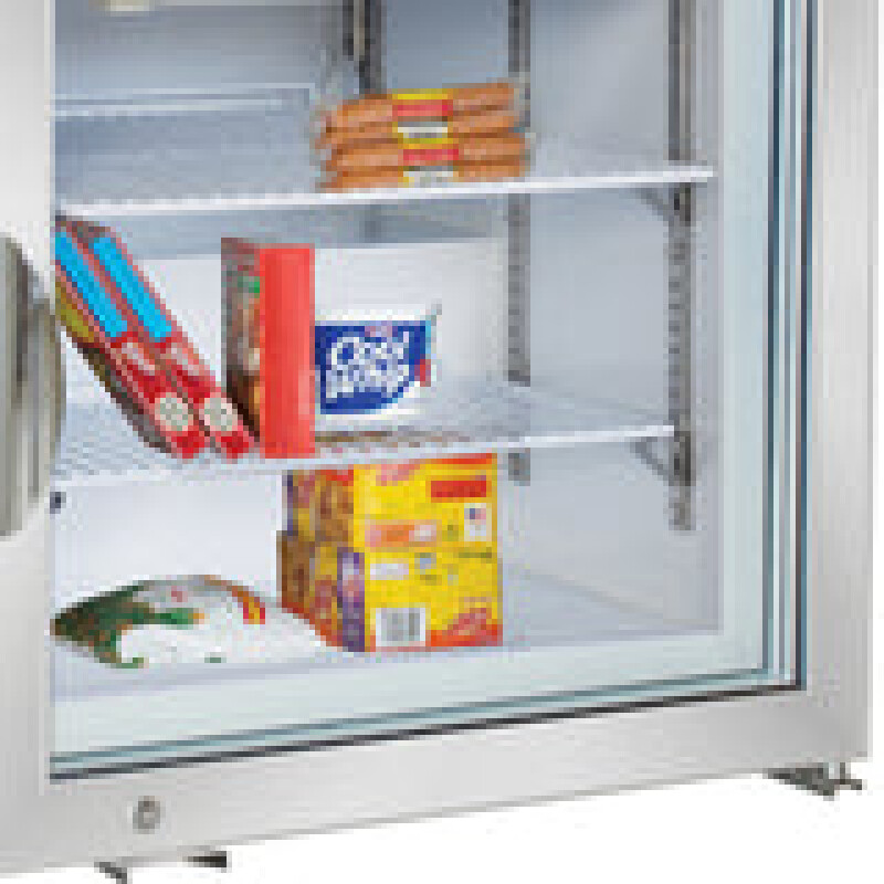 Maxx Cold X-Series Glass Door Countertop Merchandiser Freezer MXM12FHC
