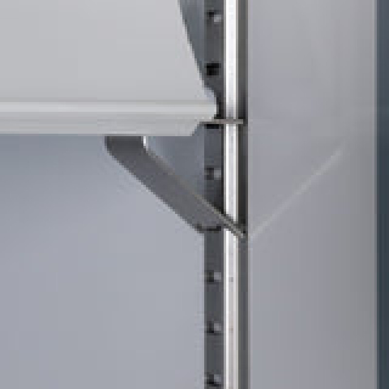 Maxx Cold Narrow Width Glass Door Merchandiser Refrigerator, Double Door MXM236RHC