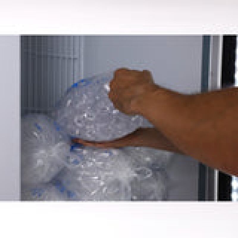 Maxx Cold Double Glass Door Ice Merchandiser Freezer, 48 cu. ft. Storage Capacity MXM248FHCICE