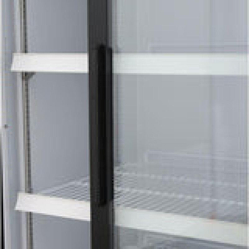 Maxx Cold Double Sliding Glass Door Merchandiser Cooler Refrigerator MXM248RSBHC