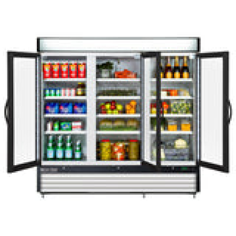Maxx Cold Triple Glass Door Merchandiser Refrigerator, Free Standing, 72 cu. ft. MXM372RHC