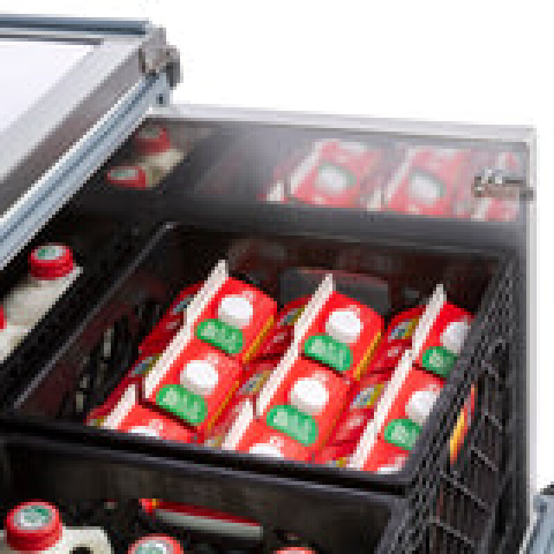 Maxx Cold Milk Cooler, 34"W, Stores up to (8) 13" Milk Crates MXMC34HC