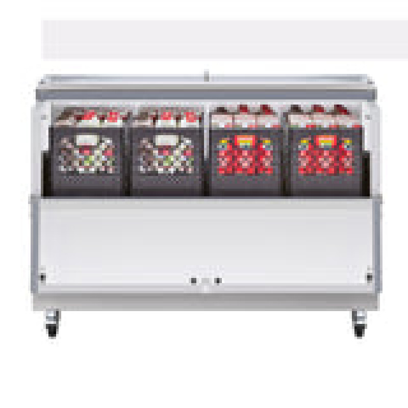 Maxx Cold Milk Cooler, 58"W, Stores up to (16) 13" Milk Crates MXMC58HC