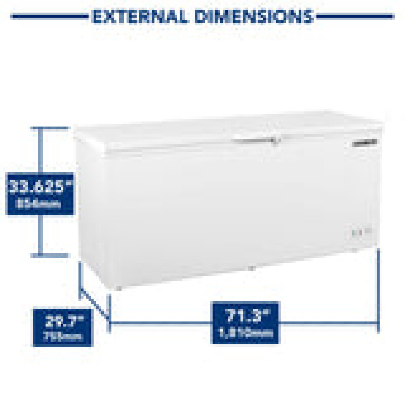Maxx Cold Chest Freezer with Solid Top, 19.4 cu. ft. Storage Capacity MXSH194SHC