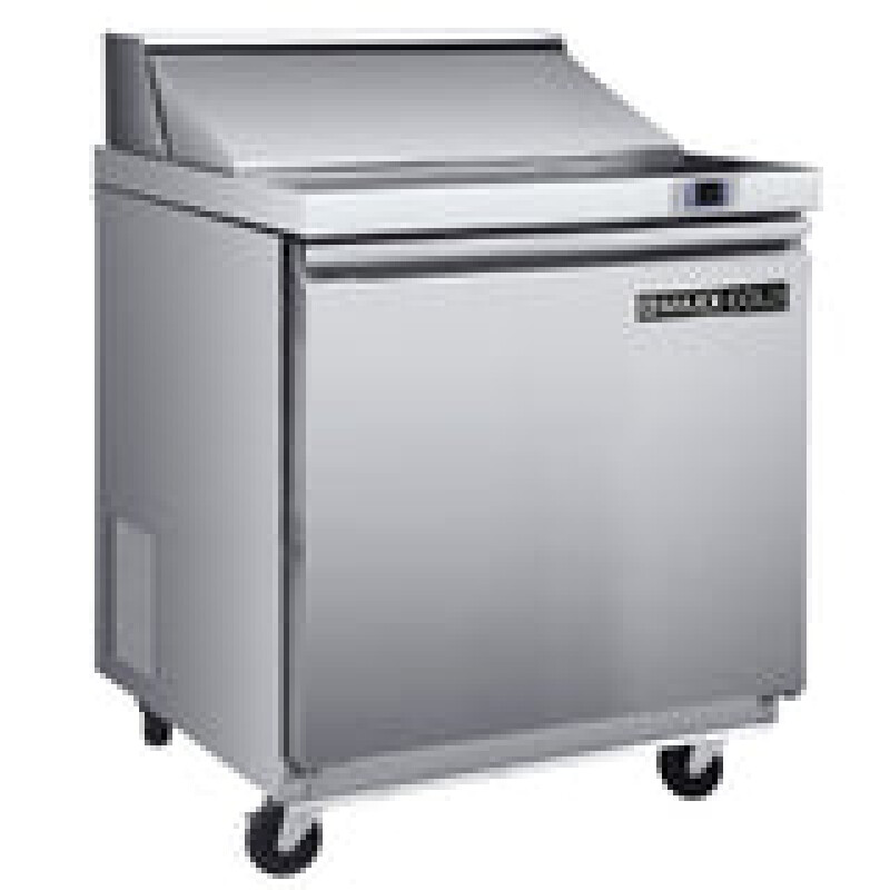 Maxx Cold One-Door Refrigerated Sandwich and Salad Prep Station, 7.59 cu. ft., in Stainless-Steel MXSR29SHC