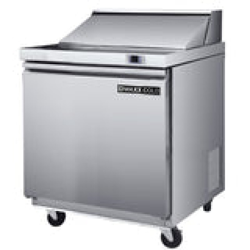 Maxx Cold One-Door Refrigerated Sandwich and Salad Prep Station, 7.59 cu. ft., in Stainless-Steel MXSR29SHC