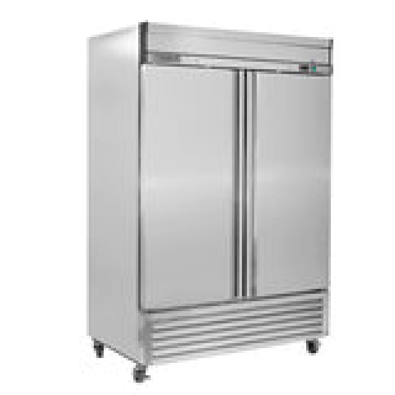 Maxx Cold Double Door Reach-In Refrigerator, Bottom Mount, 49 cu. ft., in Stainless Steel MXSR49FDHC