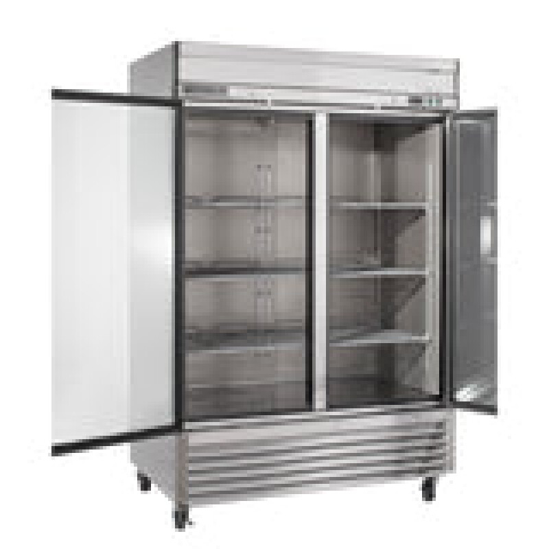Maxx Cold Double Glass Door Reach-In Refrigerator, Bottom Mount, 49 cu. ft. MXSR49GDHC