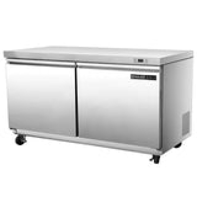 Maxx Cold Double Door Undercounter Refrigerator, 14.1 cu. ft. Storage Capacity MXSR60UHC