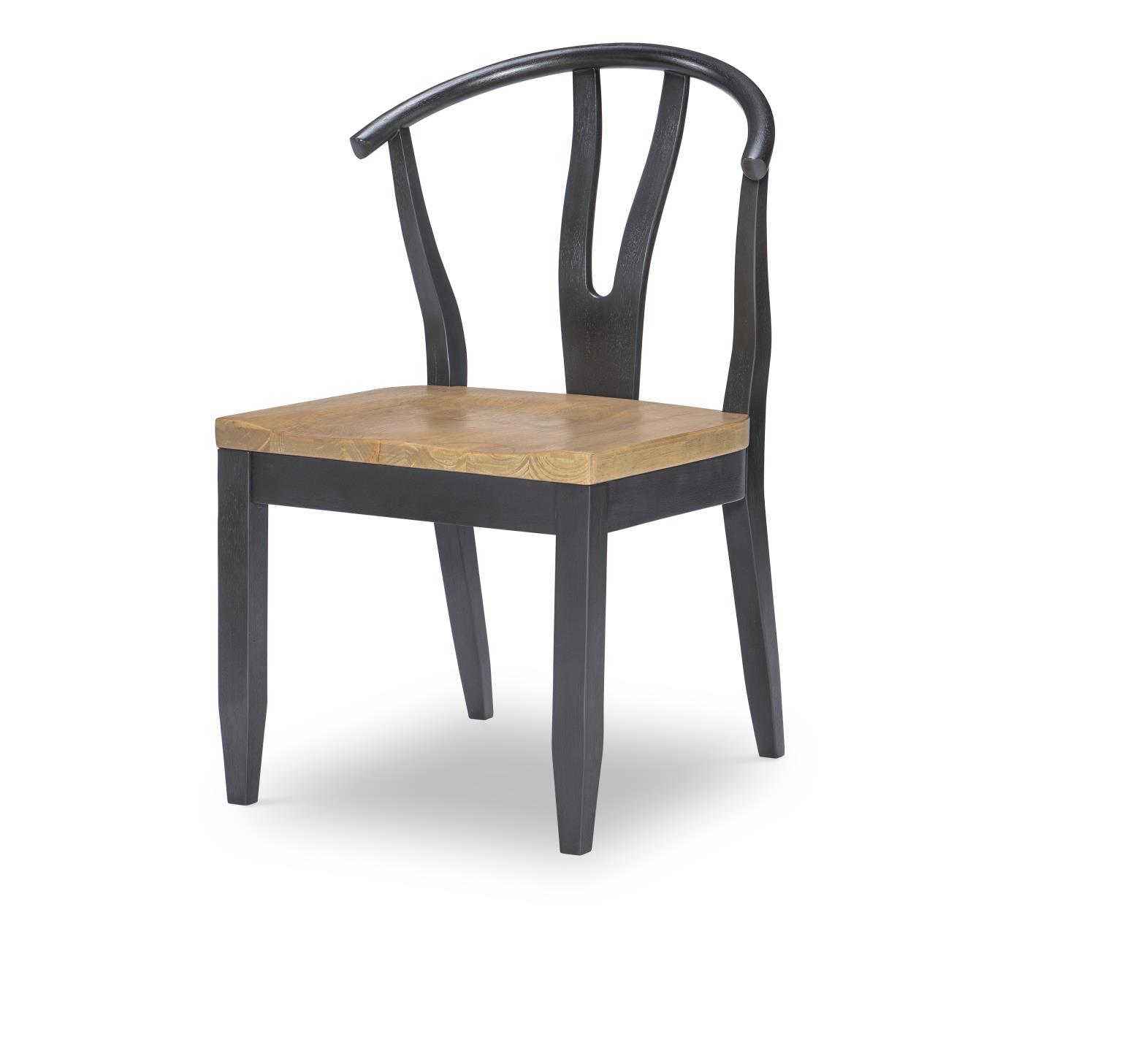 1561 Franklin DR Wishbone Back Side Chair Black N1562140