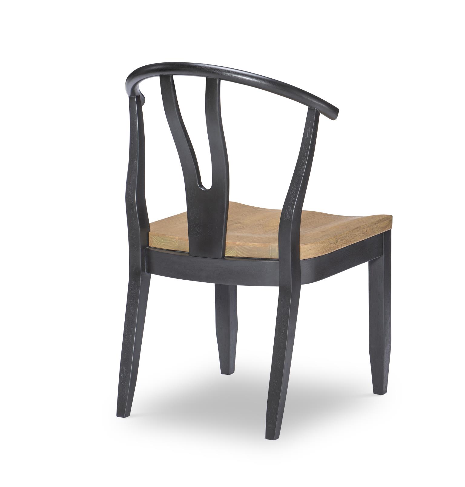 1561 Franklin DR Wishbone Back Side Chair Black N1562140