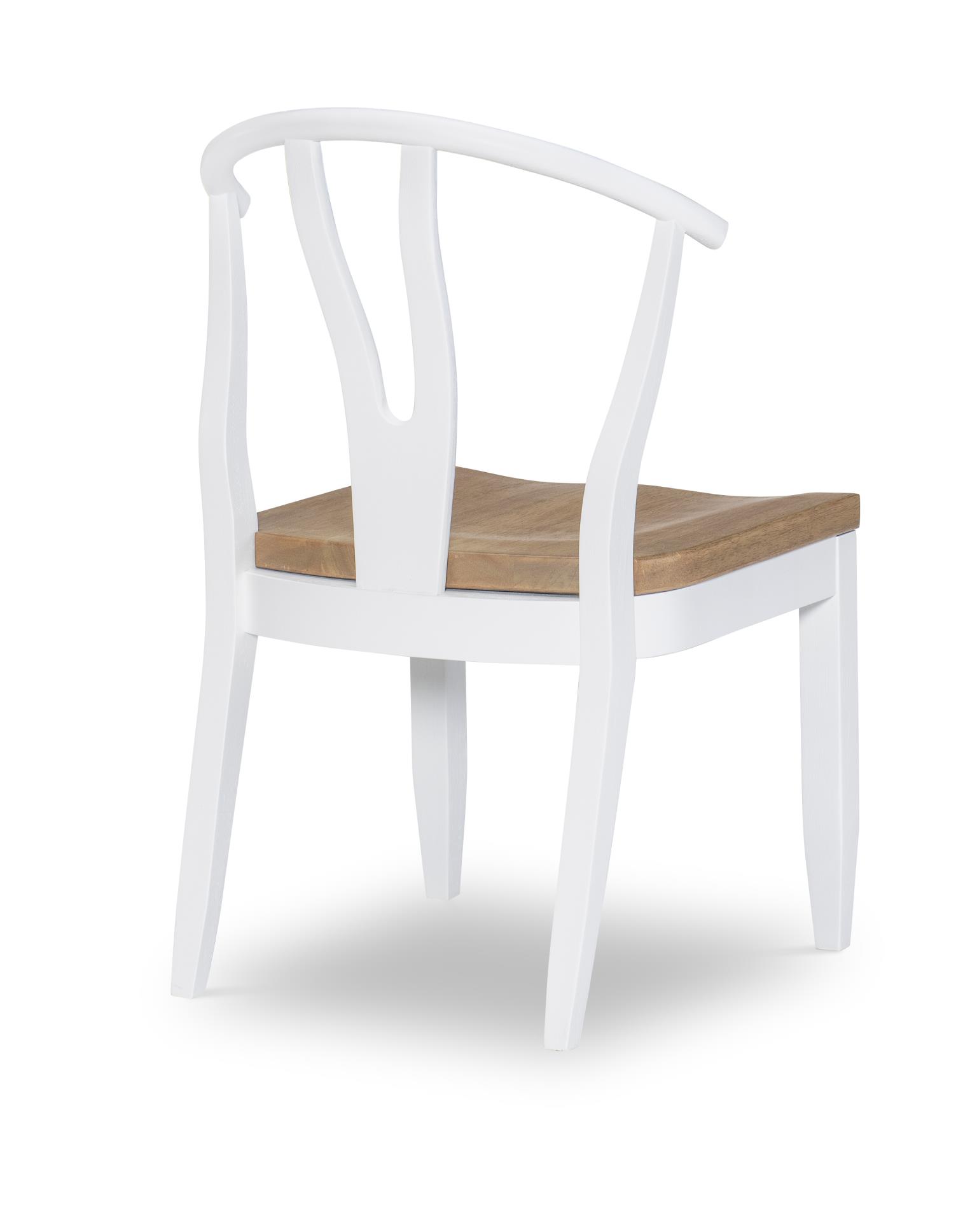 1561 Franklin DR Wishbone Back Side Chair White N1564140