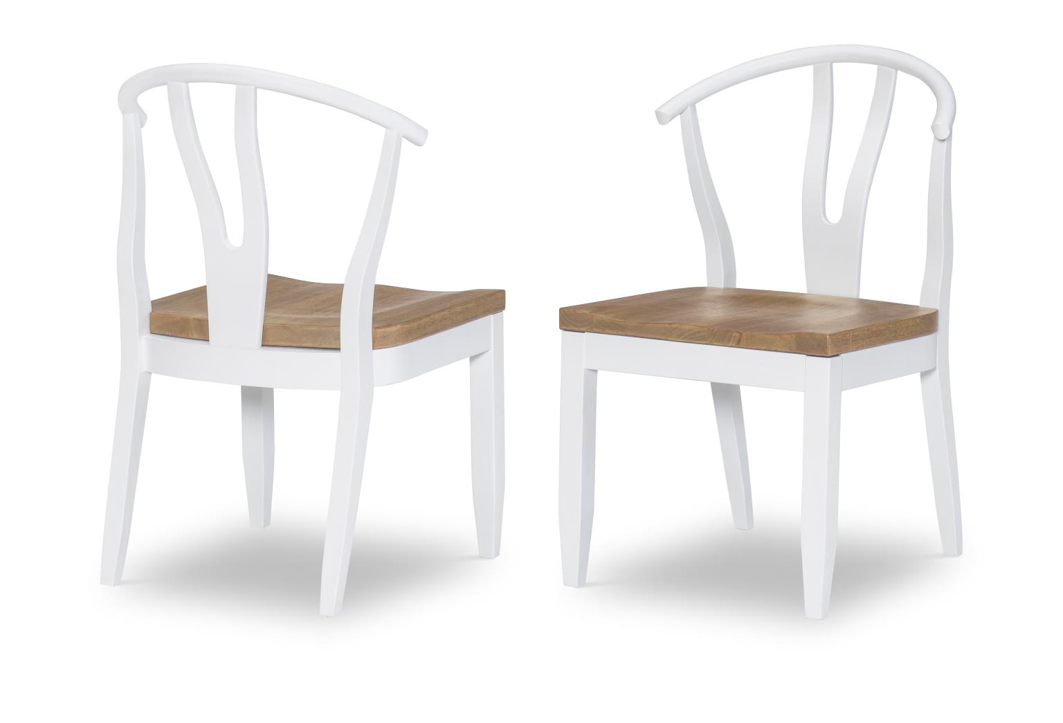 1561 Franklin DR Wishbone Back Side Chair White N1564140