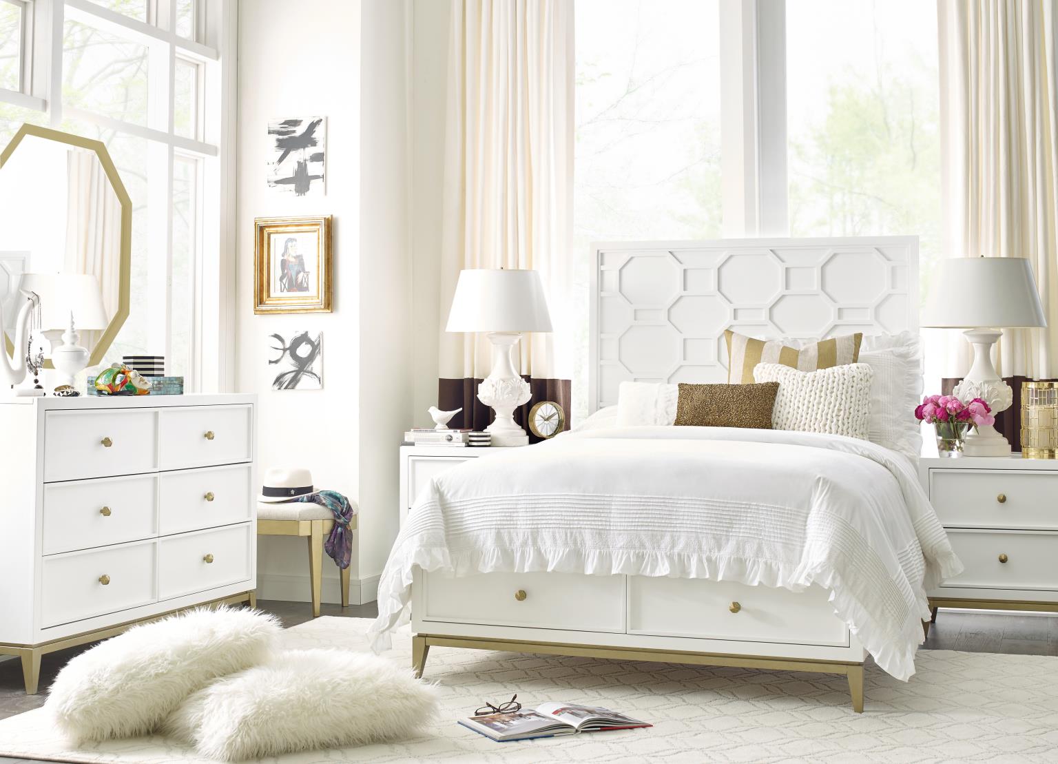 N7810 Chelsea by RR LK Complete Panel Bed W Stg Fb T (3/3) N78104123K