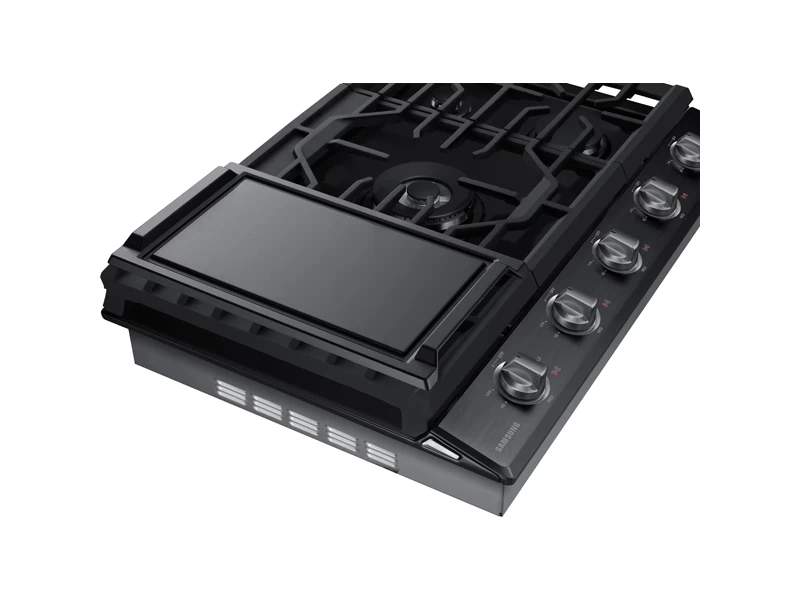 30" Smart Gas Cooktop with Illuminated Knobs NA30N6555TGAA