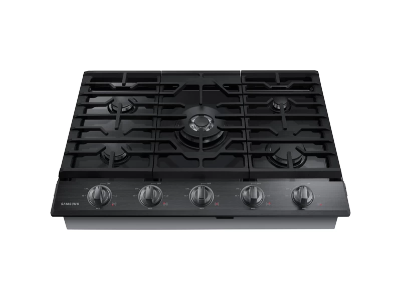 30" Smart Gas Cooktop with Illuminated Knobs NA30N6555TGAA