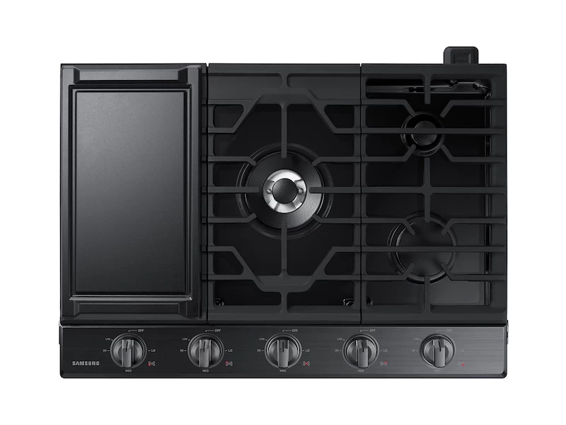 30" Smart Gas Cooktop with Illuminated Knobs NA30N6555TGAA