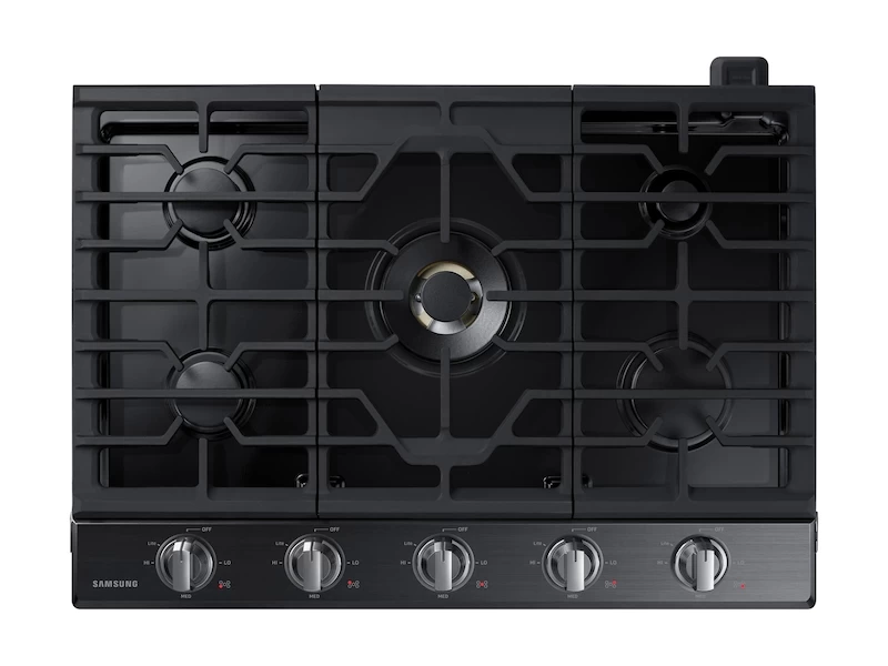 30" Smart Gas Cooktop with 22K BTU Dual Power Burner NA30N7755TGAA