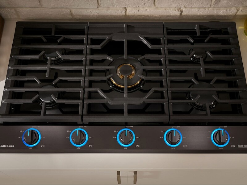 30" Chef Collection Gas Cooktop with 22K BTU Dual Power Burner NA30N9755TMAA