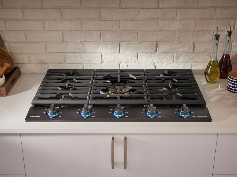 30" Chef Collection Gas Cooktop with 22K BTU Dual Power Burner NA30N9755TMAA