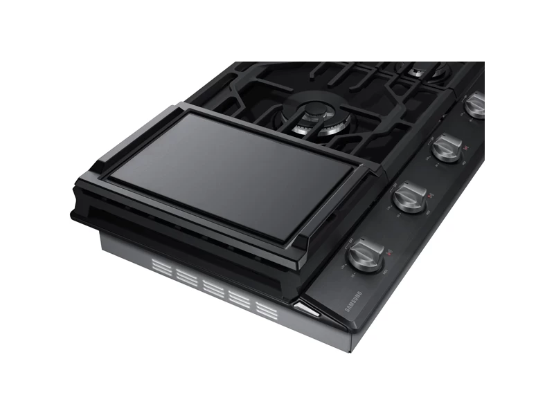 36" Smart Gas Cooktop with Illuminated Knobs NA36N6555TGAA