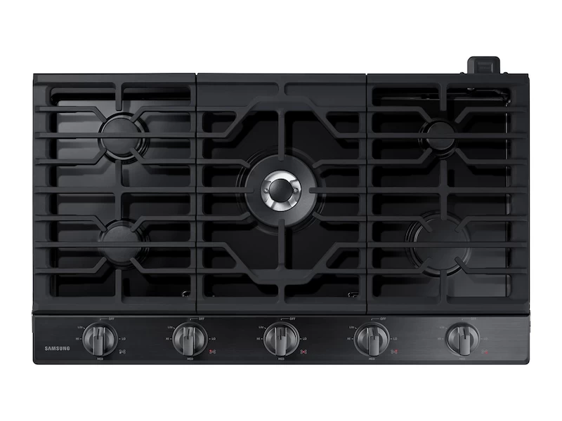 36" Smart Gas Cooktop with Illuminated Knobs NA36N6555TGAA