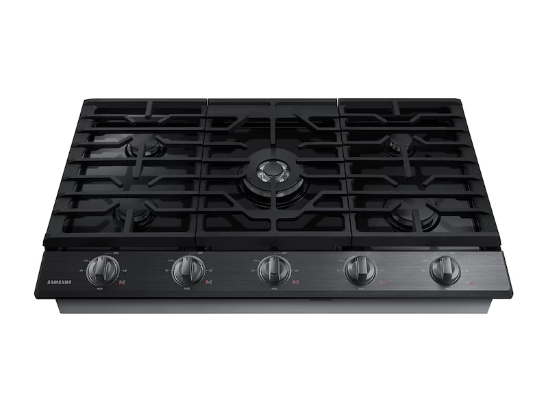 36" Smart Gas Cooktop with Illuminated Knobs NA36N6555TGAA