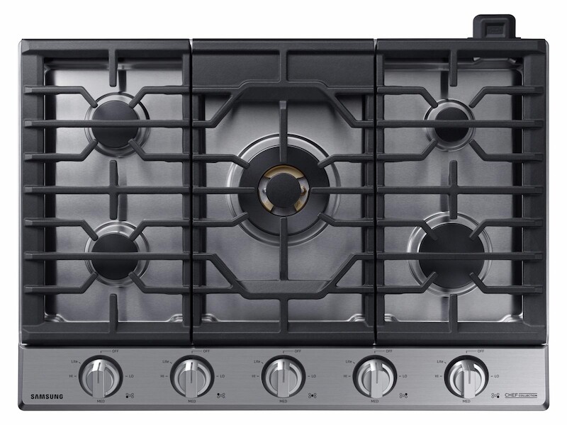 36" Chef Collection Gas Cooktop with 22K BTU Dual Power Burner NA36N9755TMAA