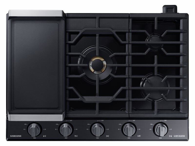 36" Chef Collection Gas Cooktop with 22K BTU Dual Power Burner NA36N9755TMAA