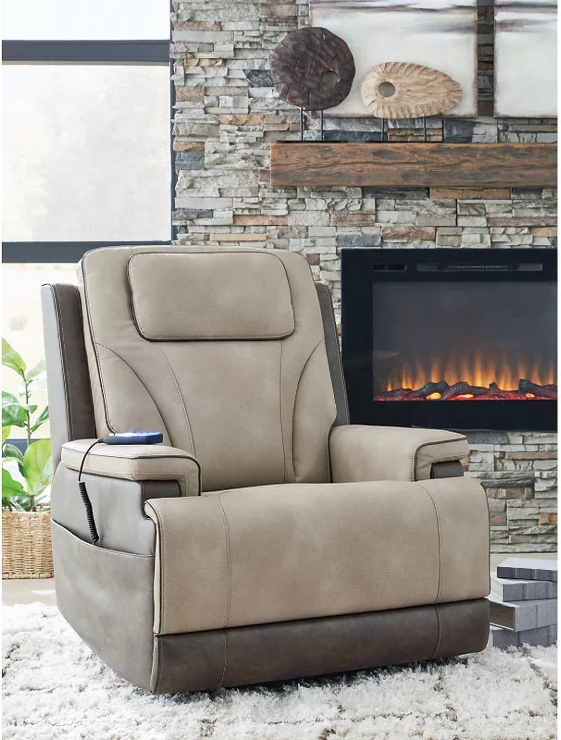 4Z-Relax Retreat Power Lift Recliner In Sand NC1210312