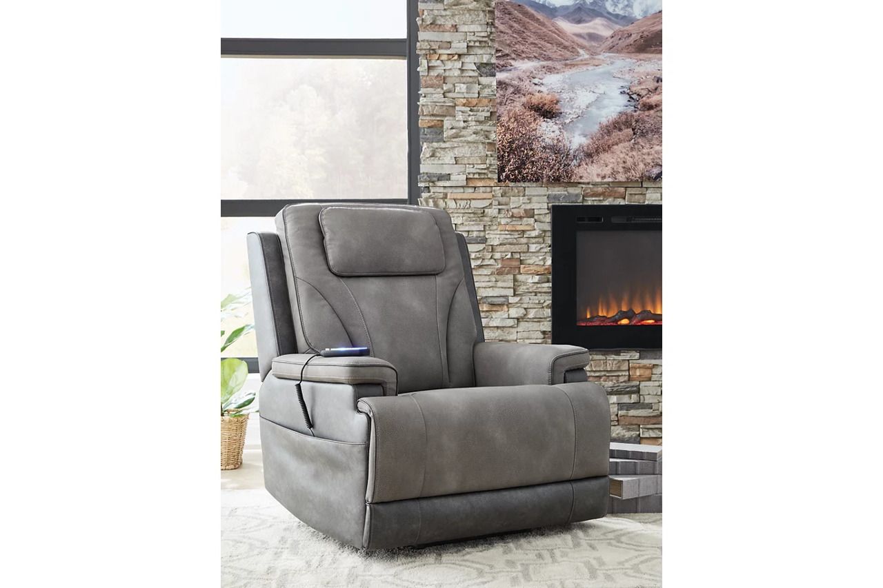 4Z-Relax Retreat Power Lift Recliner In Slate NC1210412