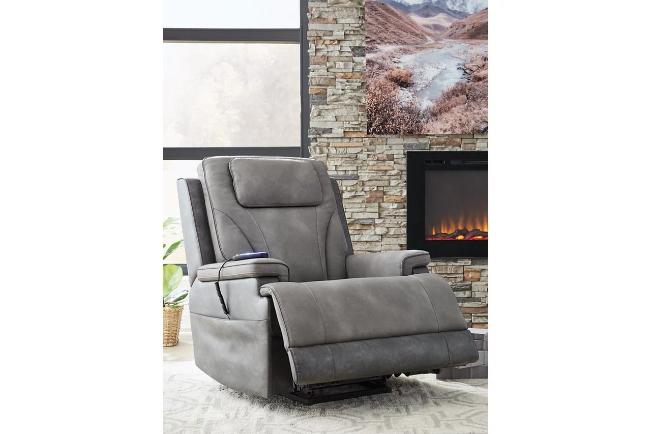 4Z-Relax Retreat Power Lift Recliner In Slate NC1210412