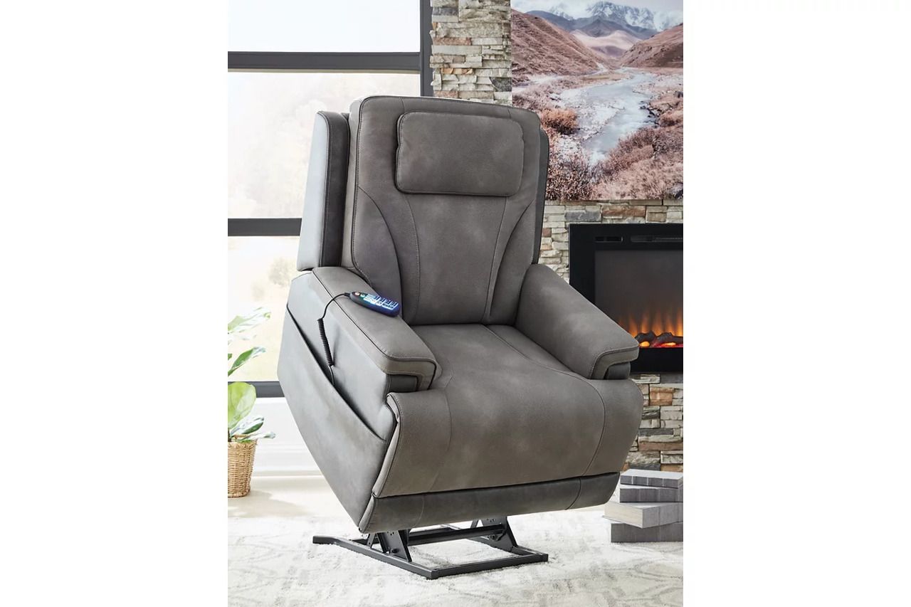 4Z-Relax Retreat Power Lift Recliner In Slate NC1210412