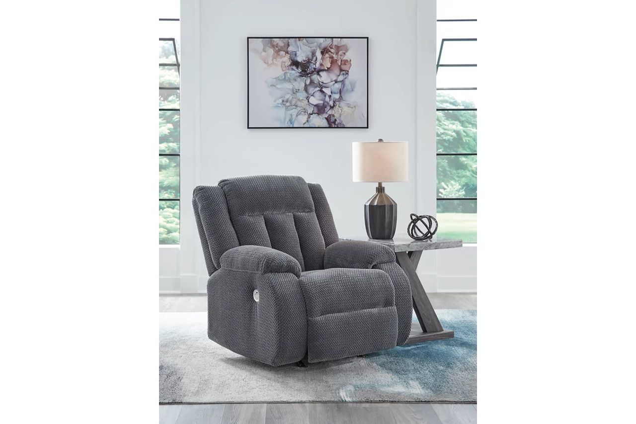 Free Wake Power Recliner In Steel NC2140598