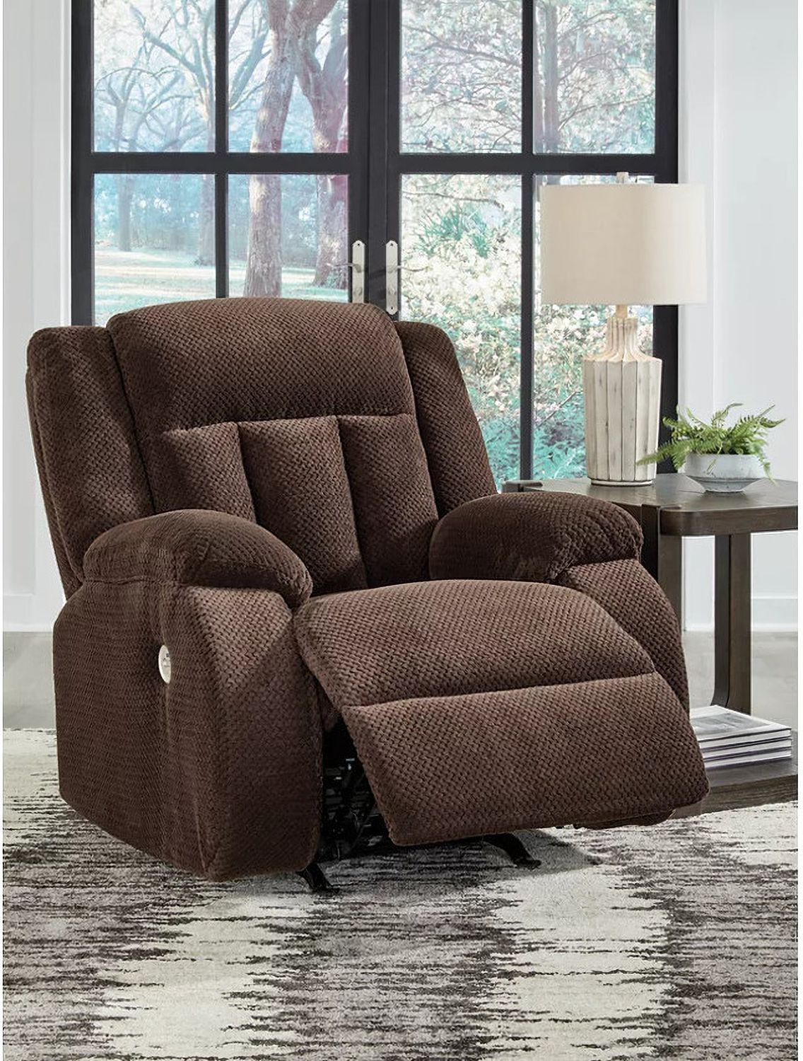 Free Wake Power Recliner In Chocolate NC2140698