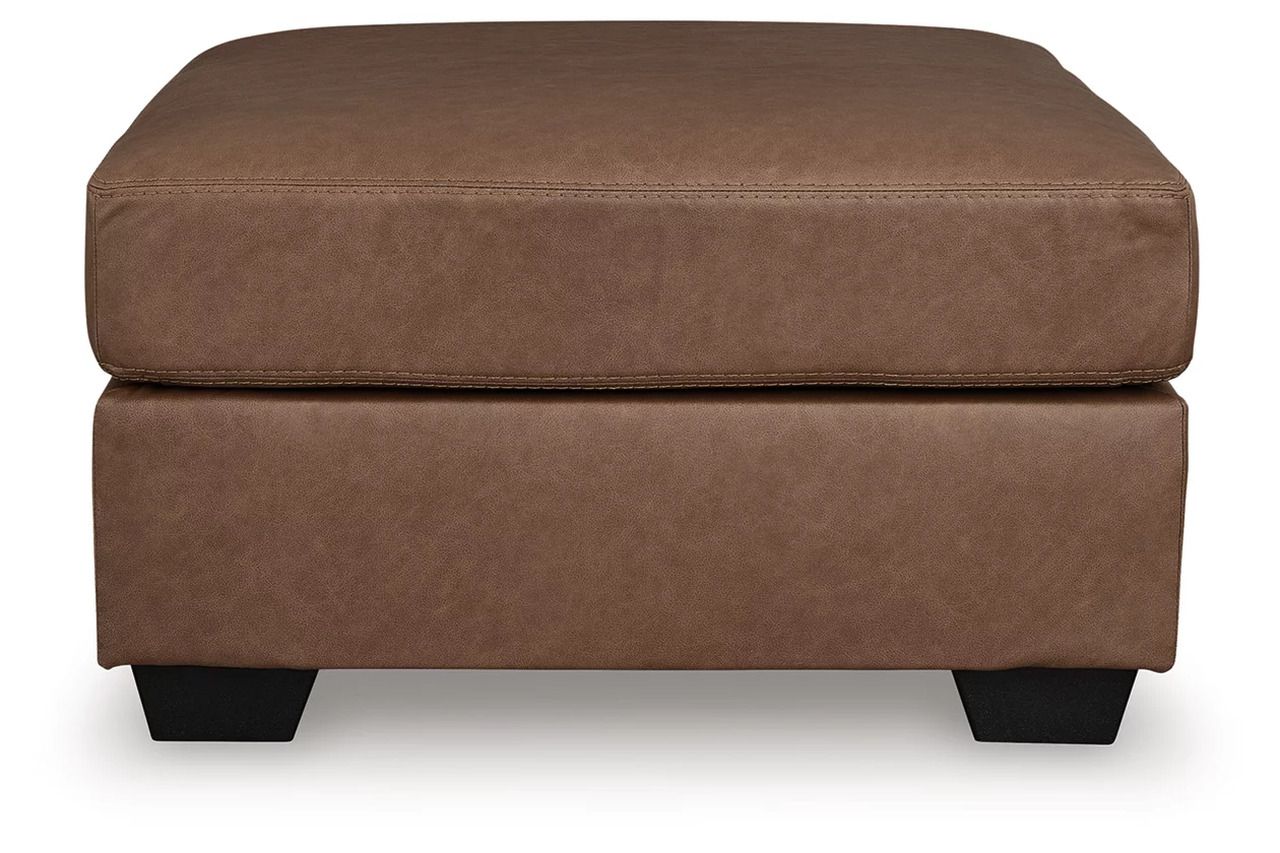 Walker Point Oversized Accent Ottoman In Caramel NC2770408