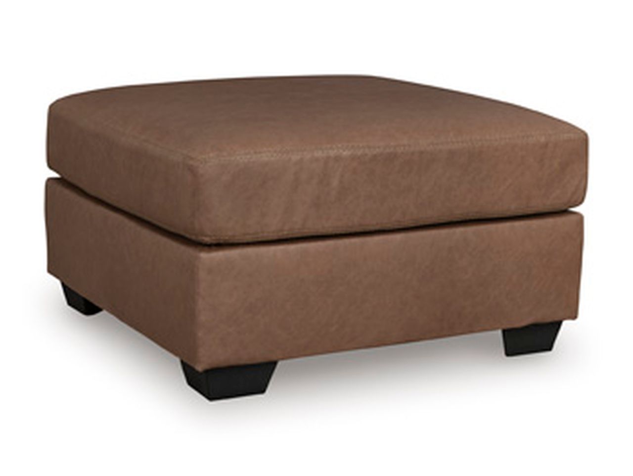Walker Point Oversized Accent Ottoman In Caramel NC2770408
