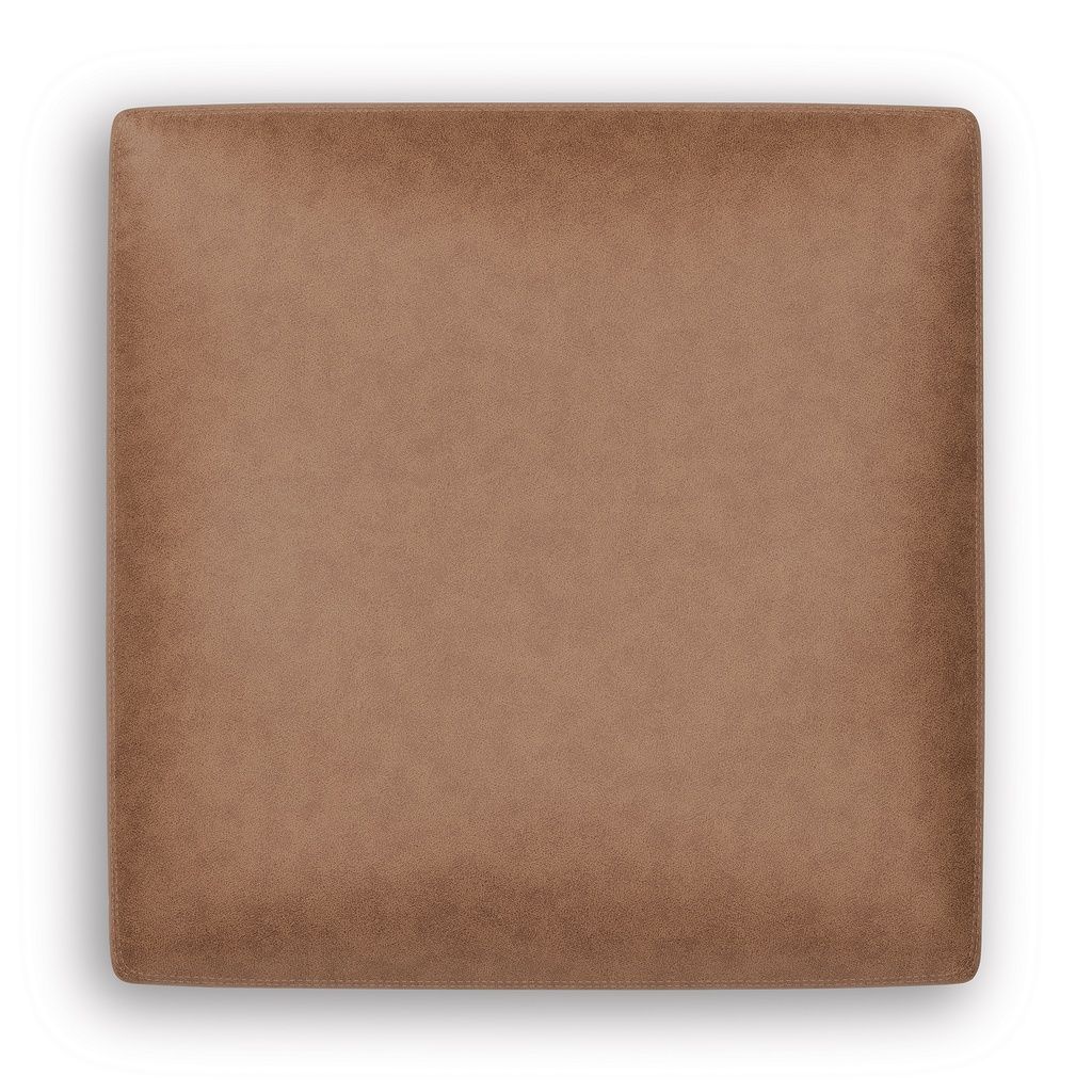 Walker Point Oversized Accent Ottoman In Caramel NC2770408