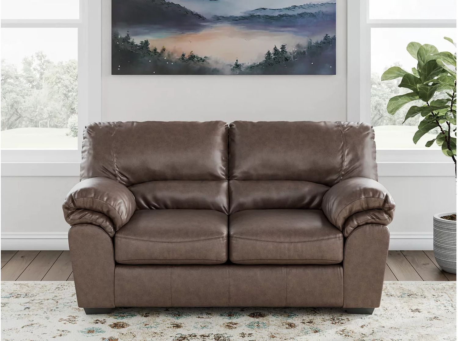 Walker Point Loveseat In Umber NC2770535