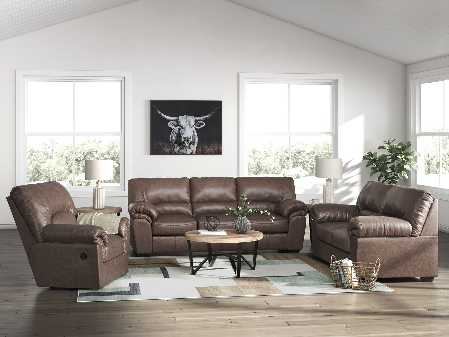 Walker Point Loveseat In Umber NC2770535