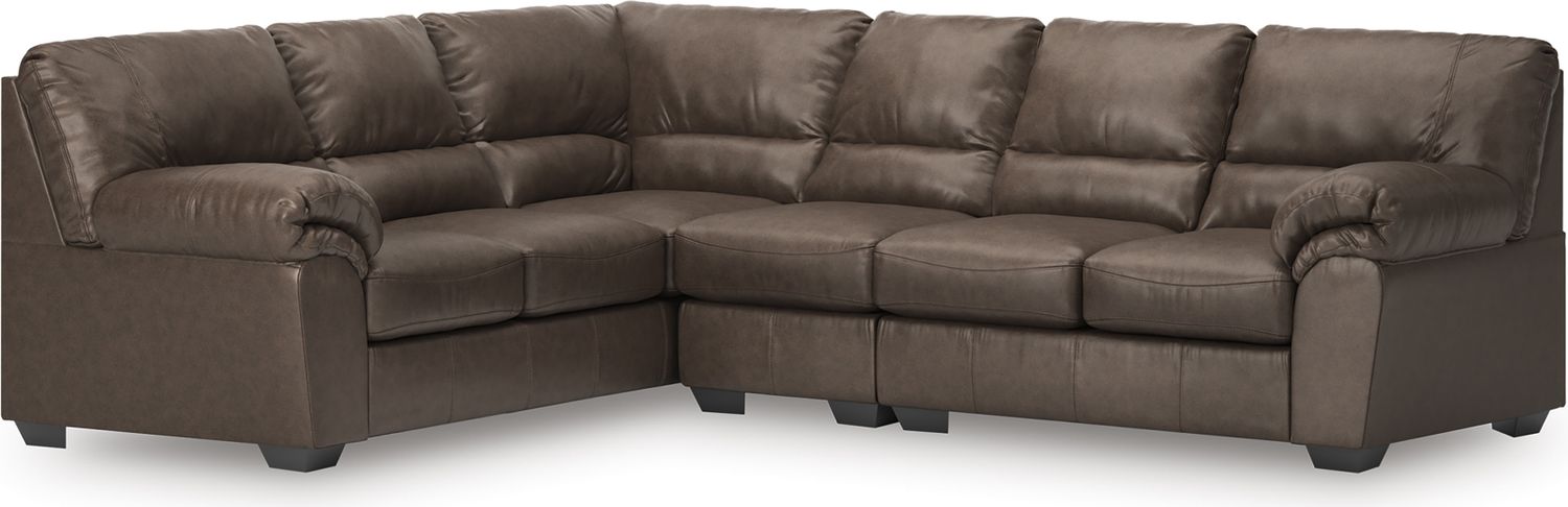 Walker Point RAF 3-Piece Sectional In Umber NC27705S4