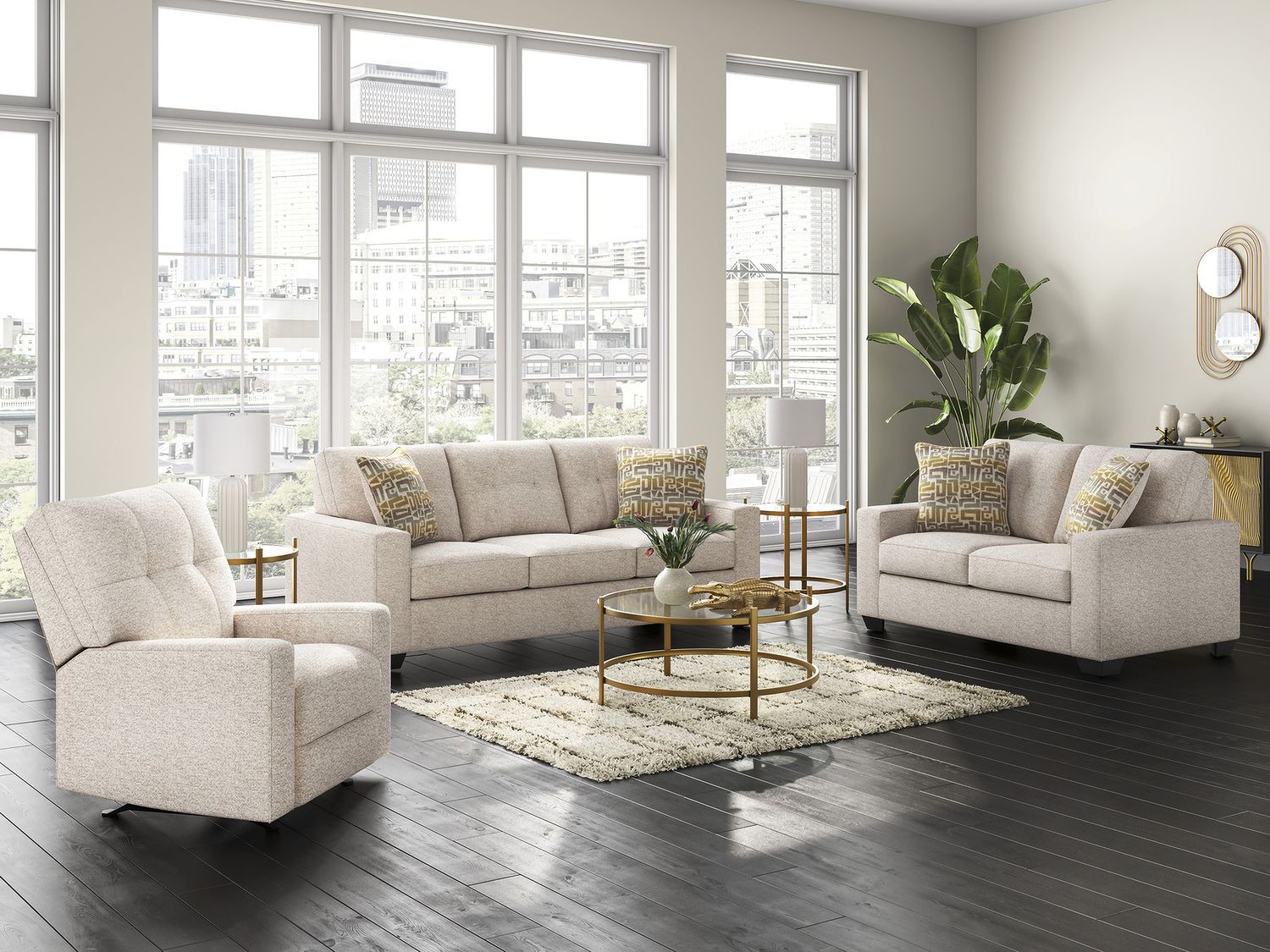 Fanciful Loveseat In Stone NC2920335
