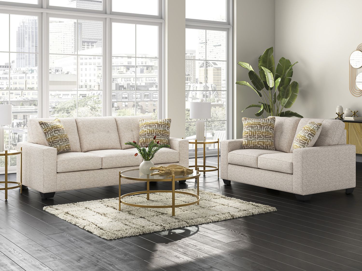Fanciful Loveseat In Stone NC2920335