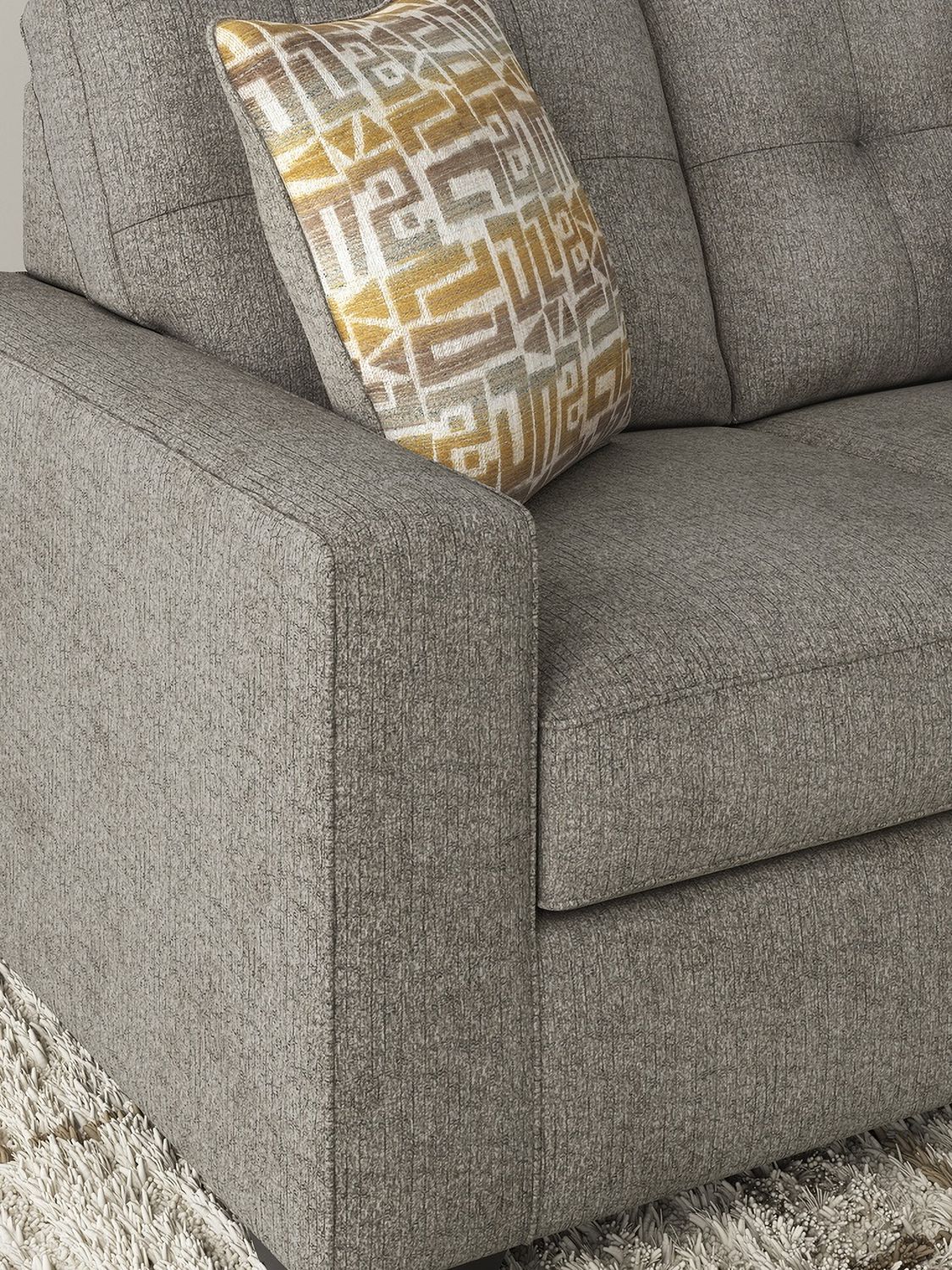 Fanciful Loveseat In Iron NC2920435