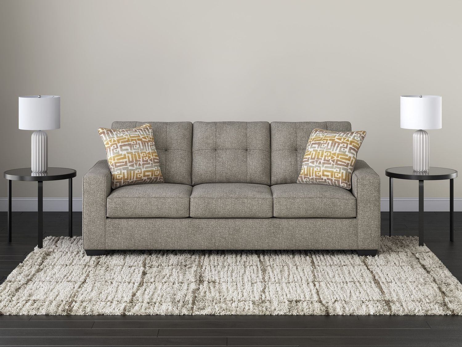 Fanciful Queen Sofa Sleeper In Iron NC2920439